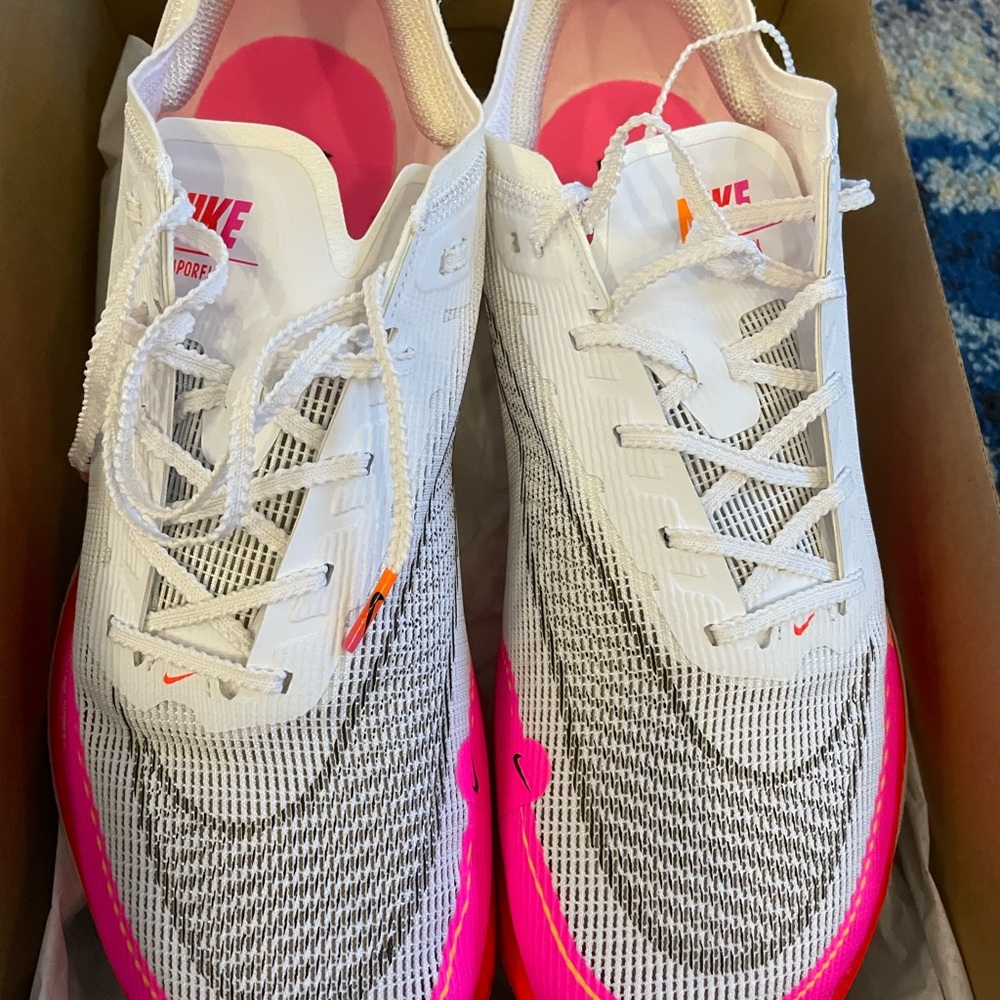 Rare brand new Nike Zoomx Vaporfly next%2  White and Pink Sneakers